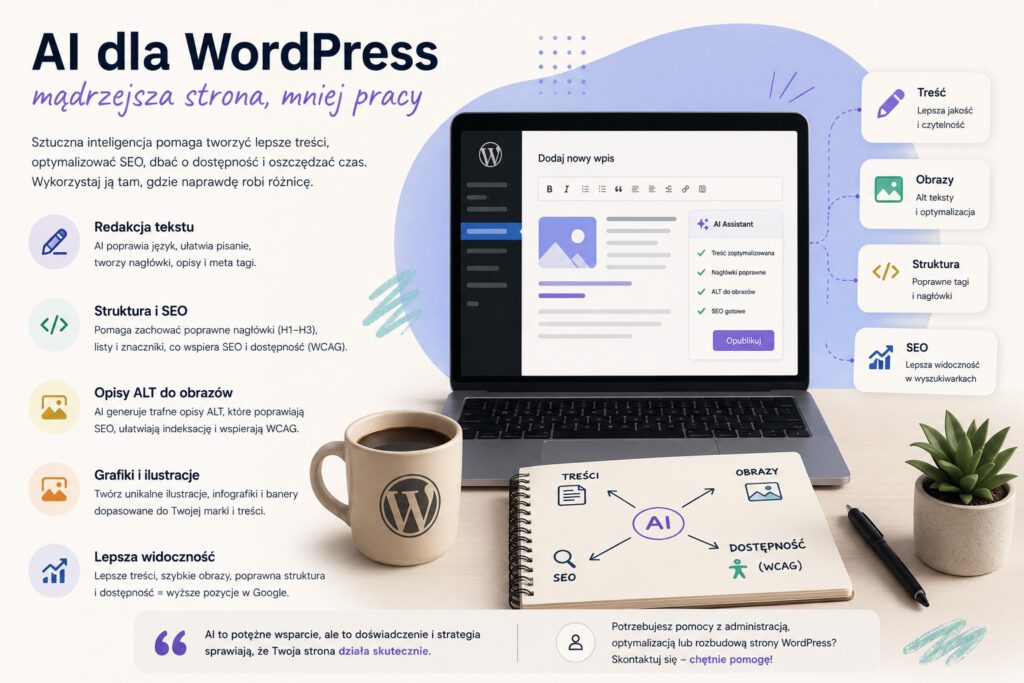 Jak AI pomaga właścicielom stron WordPress?